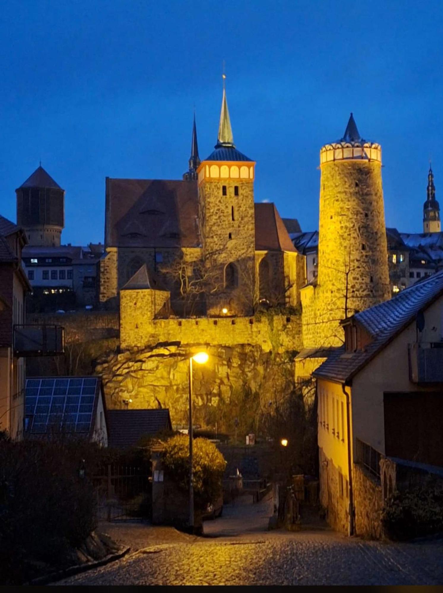 Ferienhaus Amare Mit Fasssauna, Eigener Terrasse & Kamin Bautzen Dış mekan fotoğraf